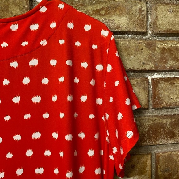 Red Polka Dot Maxi Dress - Picture 6 of 9